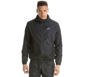 my shop בגדי ספורט Mens Nike Sportswear Shut Out Black Woven Jacket (SA2) RRP £64.99